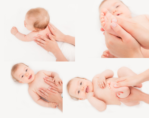 masaje del bebé