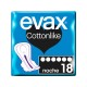 EVAX Cottonlike compresas con alas noche bolsa 18 unidades