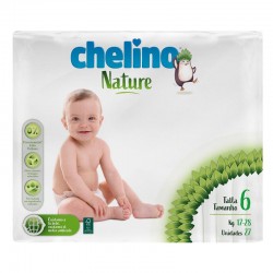 Pañales Chelino Nature T6 (17-28 kg) - 27 unidades
