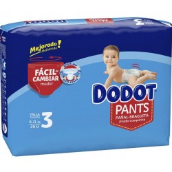 DODOT PANTS T3 (36 uds / 6-11 KG)