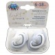 PACK CHUPETES DE SILICONA ROYAL BABIES LITTLE PRINCE 6-18M CANPOL