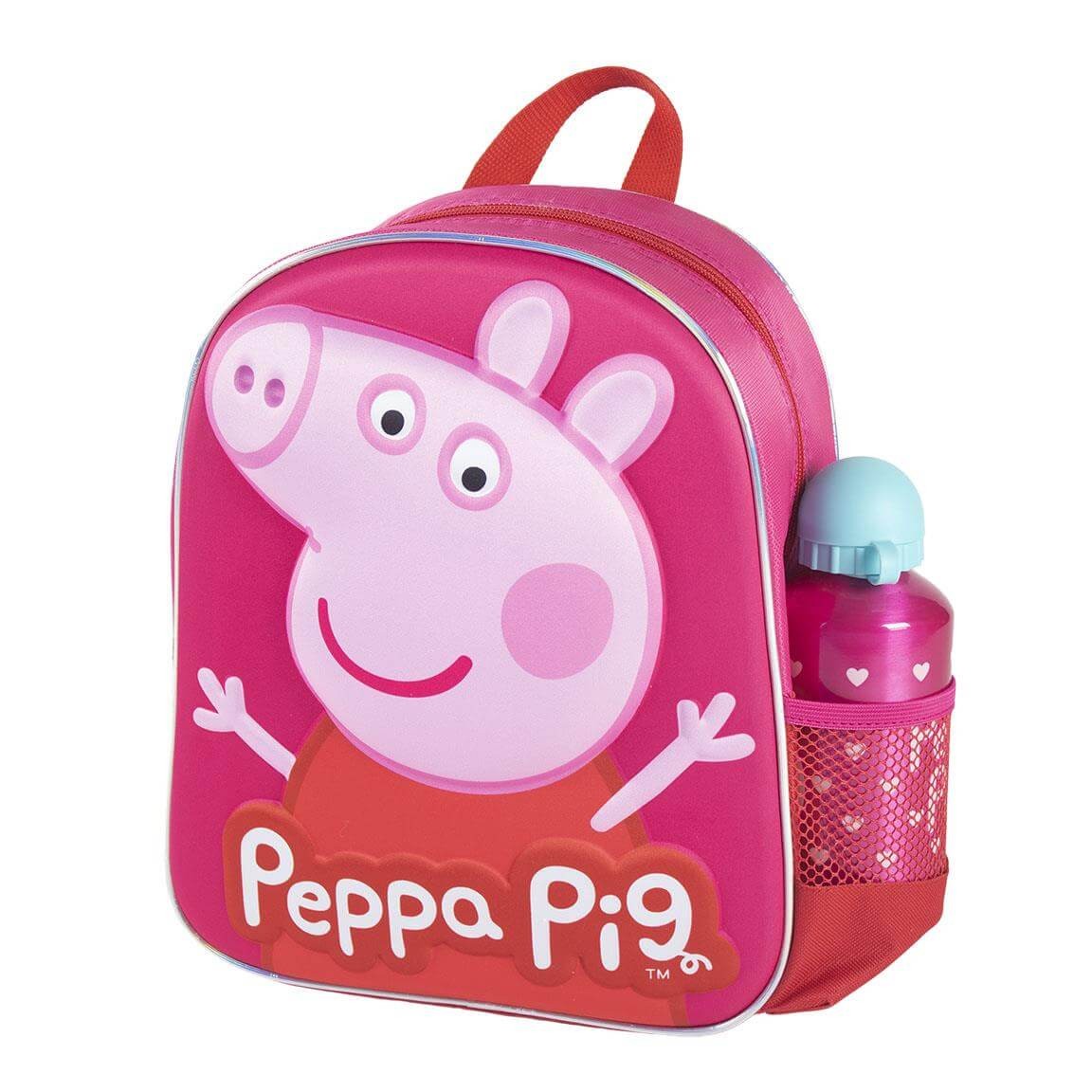 Dentro ayuda Opresor Mochila Infantil en 3D de Peppa Pig con Accesorio de Disney