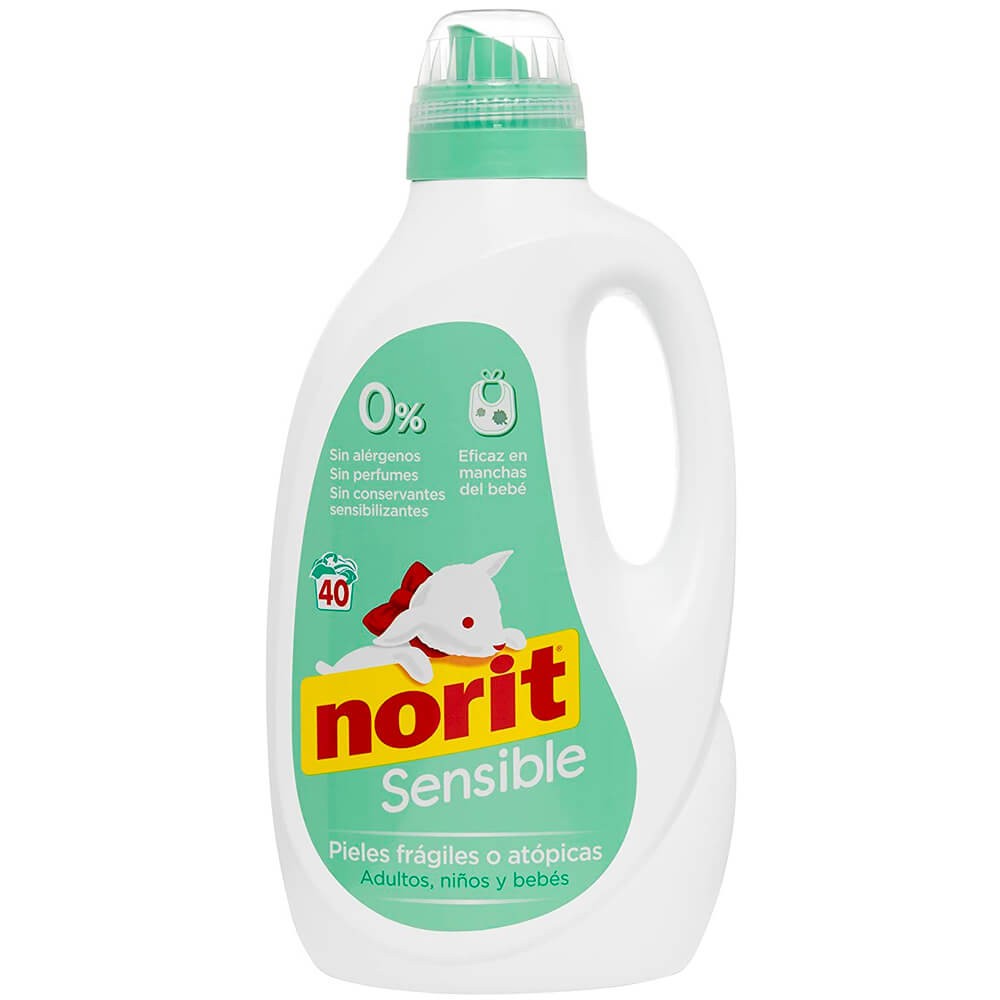 Norit: Detergente piel Sensible 2.120ml - Nappy.es