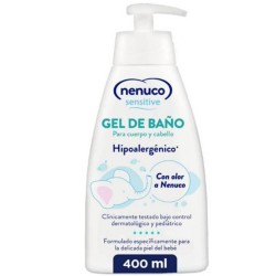 Gel de Baño Nenuco Sensitive Hipoalergénico olor a Nenuco y pH equilibrado - 400 ml