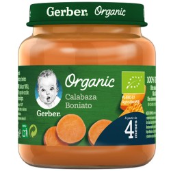Tarrito puré Organic Calabaza y Boniato 125g GERBER de Nestlé