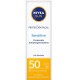 Protección facial 50 ml antialérgicas solares Sensitive SPF-50 Nivea Sun