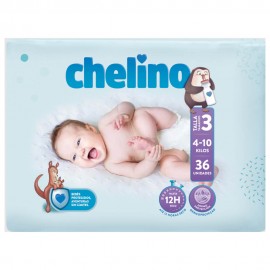 PAÑAL LOVE CHELINO  T3  (4 - 10 kg) BOLSA DE 36 UND.